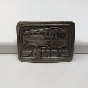 Vintage GMC Bus Metal Belt Buckle Limited Edition